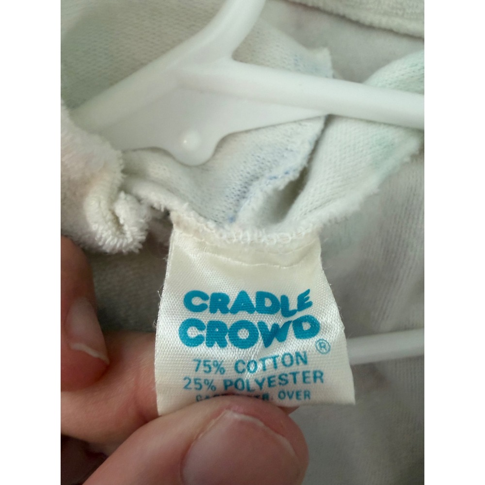 Vintage Cradle Crowd Baby Bear Sleep Sack – White – Infant – GUC - Picture 4 of 4